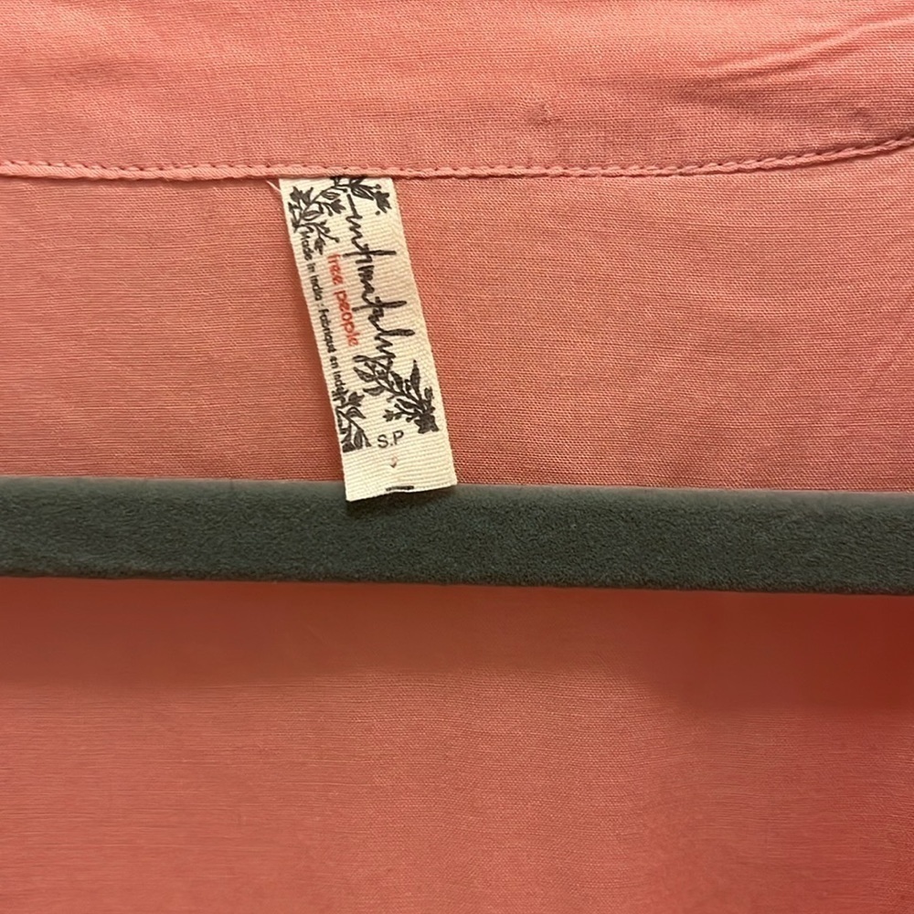Free People Intimates. Call Me Later Bodysuit. Peach. Size Small. NWOT - Picture 2 of 14